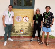 Thomas Rellensmann, Marieke Baaken und Moritz Fritschle bei der REECAP Konferenz 2024 in Cordoba